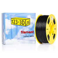 123inkt Filament zwart 1,75 mm ABS 1 kg Jupiter serie (123-3D huismerk)  DFP01100