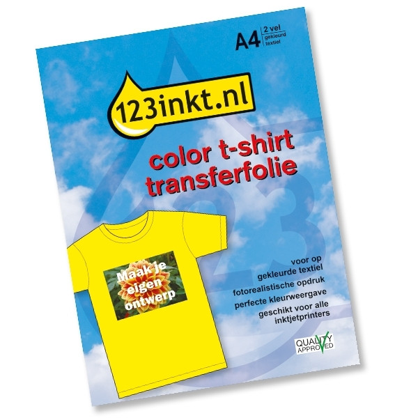 123inkt T-shirt transferfolie color (inhoud 2 vel) 4006C002C 060850 - 1