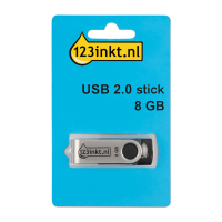 123inkt USB 2.0-stick 8GB 49062C FM08FD05B/00C FM08FD05B/10C MR908 300683
