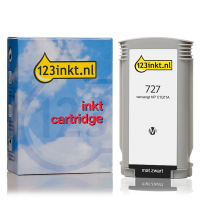 123inkt huismerk vervangt HP 727 (C1Q11A) inktcartridge mat zwart C1Q11AC 044287