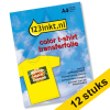 Aanbieding T-shirt transferfolie color: 5 sets + 1 GRATIS (totaal 12 vel)  060860