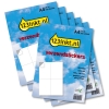 Aanbieding Verzendstickers: 5 sets + 1 GRATIS (totaal 600 stickers)  062410