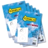 Aanbieding labels extra wit 2 per vel verticaal: 5 sets + 1 GRATIS (300 labels)  060110