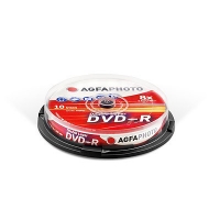 AgfaPhoto DVD-R 10 stuks in cakebox  097205