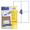 Avery zweckform 3483 universele etiketten wit 105 x 148 mm (400 etiketten) 3483 212000