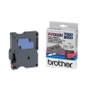 Brother TX-431 tape zwart op rood 12mm (origineel) TX431 080258