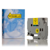 Brother TZe-621 tape zwart op geel 9 mm (123inkt huismerk) TZe-621C 080415