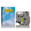 Brother TZe-S141 extra klevend tape zwart op transparant 18 mm (123inkt huismerk) TZe-S141C 080663