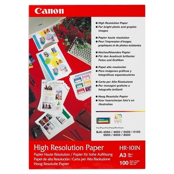 Canon HR-101N hoog resolutie papier 106 grams A3 (100 vel) 1033A005 150390 - 1