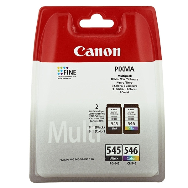 Canon PG-545 / CL-546 multipack (origineel) 8287B005 8287B006 018976 - 1