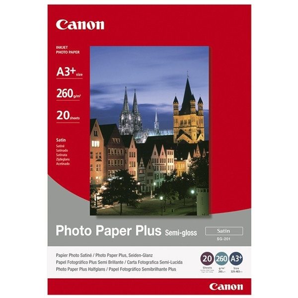 Canon SG-201 photo paper plus semi-gloss 260 grams A3 (20 vel) 1686B026 150364 - 1