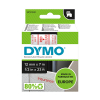 Dymo 45012 tape rood op transparant 12 mm (origineel) S0720520 088204