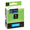 Dymo 53716 tape zwart op blauw 24 mm (origineel) S0720960 088428
