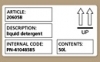 Dymo S0722430 / 99014 verzend- en naambadge etiketten OEM (origineel)  088550
