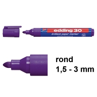 Edding 30 brilliant paper marker paars (1,5 - 3 mm rond) 4-30008 239211