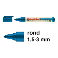 Edding EcoLine 31 flipchart marker blauw (1,5 - 3 mm rond) 4-31003 240357