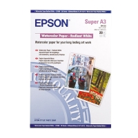 Epson S041352 Watercolor Paper - Radiant White 190 grams A3+ (20 vel) C13S041352 153051