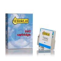 Epson T3242 inktcartridge cyaan (123inkt huismerk) C13T32424010C 026937