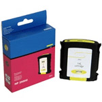 HP 12 (C4806A) inktcartridge geel (123inkt huismerk) C4806AC 031392