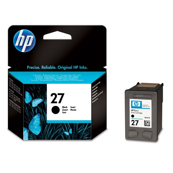 HP 27 (C8727AE) inktcartridge zwart (origineel) C8727AE 031280 - 1