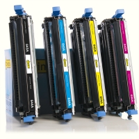 HP 643A aanbieding: HP Q5950A, 51A, 52A, 53A zwart + 3 kleuren (123inkt huismerk)  130024