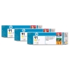 HP 91 (C9485A) inktcartridge geel 3-pak (origineel) C9485A 030934 HP 91 (C9485A) inktcartridge geel 3-pak (origineel) C9485A 030934