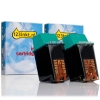 HP Aanbieding: 2 x HP 26 inktcartridge zwart (123inkt huismerk)  030022