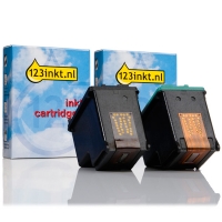 HP Combinatie aanbieding: HP 350XL zwart + HP 351XL kleur (123inkt huismerk)  160102