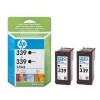 HP Dubbelpak HP 339 (C9504EE) inktcartridge zwart (origineel) C9504EE 030433 HP Dubbelpak HP 339 (C9504EE) inktcartridge zwart (origineel) C9504EE 030433