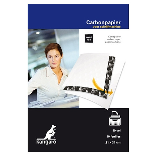 Kangaro carbonpapier A4 zwart (10 vel) K-7800966 205459 - 1