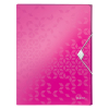 Leitz 4629 WOW documentenbox roze metallic 30 mm (250 vel) 46290023 211936 - 1