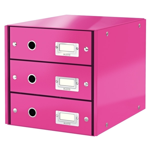 Leitz 6048 WOW ladeblok roze metallic (3 laden) 60480023 211969 - 1