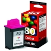 Lexmark 12A1980 (Nr.80) inktcartridge kleur (origineel) 12A1980E 040030 Lexmark 12A1980 (Nr.80) inktcartridge kleur (origineel) 12A1980E 040030