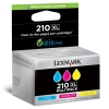 Lexmark 14L0269E (Nr.210XL) multipack C/M/Y (origineel) 14L0269E 040618 Lexmark 14L0269E (Nr.210XL) multipack C/M/Y (origineel) 14L0269E 040618