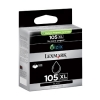 Lexmark 14N0822E (Nr.105XL) inktcartridge zwart hoge capaciteit (origineel) 14N0822E 040430 Lexmark 14N0822E (Nr.105XL) inktcartridge zwart hoge capaciteit (origineel) 14N0822E 040430