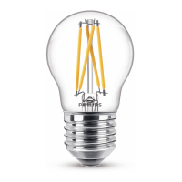 Philips E27 filament led-lamp kogel WarmGlow 1.8W (25W) 929003012101 LPH02543