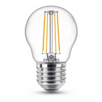 Philips E27 filament led-lamp kogel warm wit 4.3W (40W) 929001890555 LPH02372