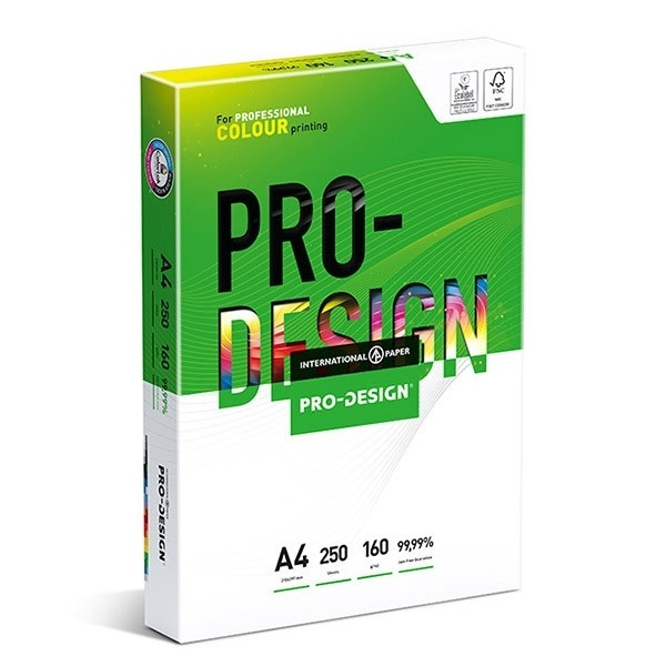 Pro-Design papier 1 pak van 250 vel A4 - 160 grams 88020150 069006 - 1