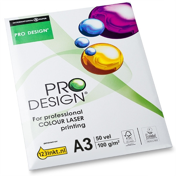 Pro-Design papier 1 pak van 50 vel A3 - 100 grams   069017 - 1