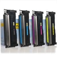 Samsung CLT-P4072C tonerkit zwart + 3 kleuren (123inkt huismerk) CLT-P4072C/ELSC 033779