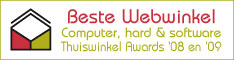 123inkt.nl - Winnaar publieksprijs Beste Webwinkel 2009 - Categorie computer, hard en software Nationale Thuiswinkel Awards