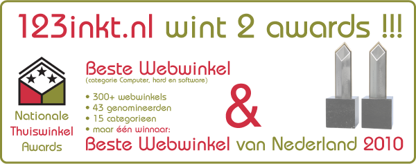 123inkt.nl wint de Thuiswinkel Awards 2010