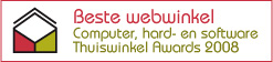 123inkt.nl: Beste Webwinkel Thuiswinkel Awards 2008 Computer Hardware en Software