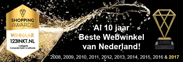 123inkt.nl: AL 10 jaar Beste Webwinkel van Nederland
