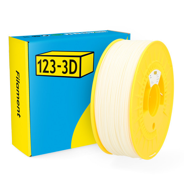 123-3D Filament ABS Neutraal 1,75 mm 1 kg DHM00149 - 1