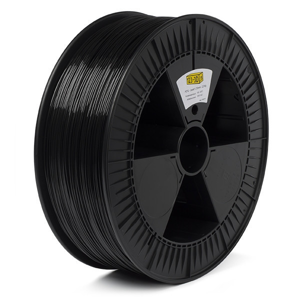 123-3D Filament PETG Zwart 1,75 mm 2,3 kg DHM00190 - 1