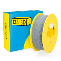 123-3D Filament PLA Grijs 1,75 mm 1 kg DHM00003
