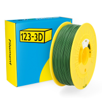 123-3D Filament PLA Groen 1,75 mm 1 kg DHM00010
