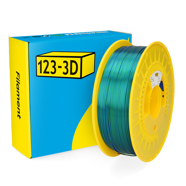 123-3D Filament PLA Kameleon Groen-Blauw 1,75 mm 1 kg DHM00256 123-3D Filament PLA Kameleon Groen-Blauw 1,75 mm 1 kg DHM00256 - 1