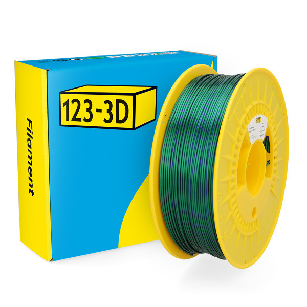 123-3D Filament PLA Kameleon Paars-Groen 1,75 mm 1 kg DHM00252 - 1